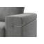 Chaise avec accoudoirs en tissu tissé