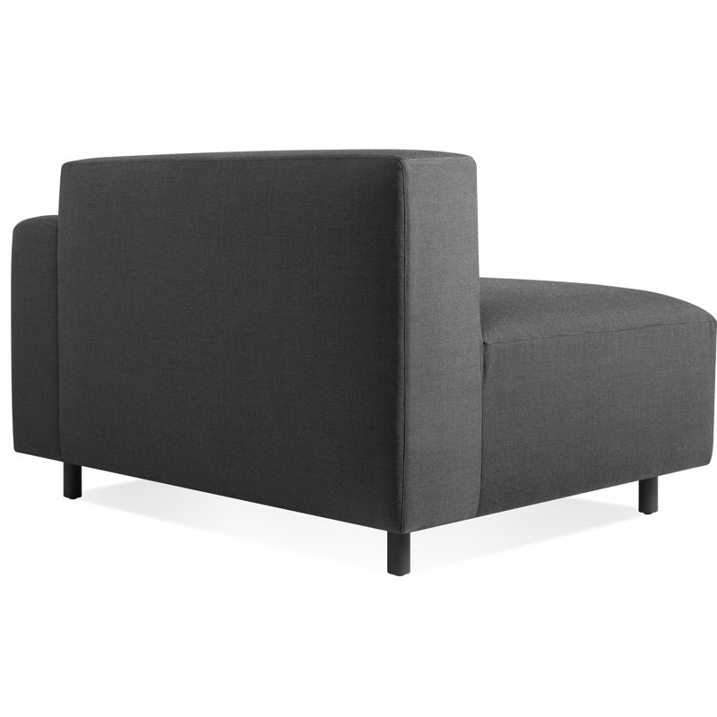 9 Yard Outdoor One Arm Lounge Chair, Coal Sunbrella®