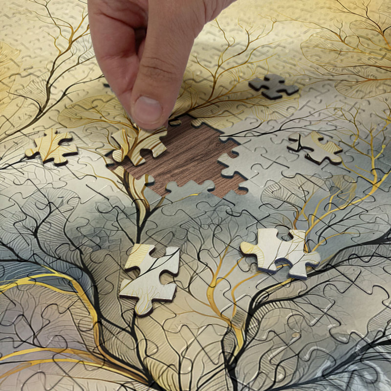 Ambesonne Cardboard Puzzle