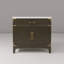 Meuble-lavabo simple en chêne brun 36 po X P 22 po D, avec plateau en marbre de culture-96457801-96457800