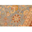 Tapis bleu clair / brun clair en laine noué à la main de style oriental Silke 8 pi 1 po x 10 pi 1 po Silke