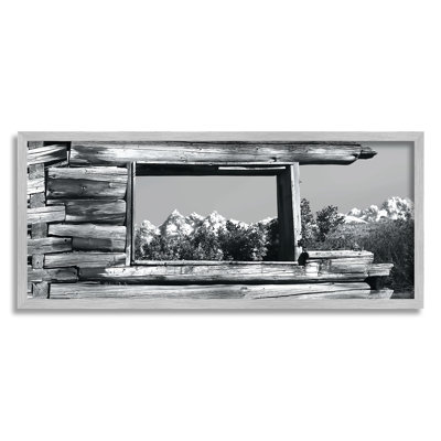 " Rustic Cabin Window "