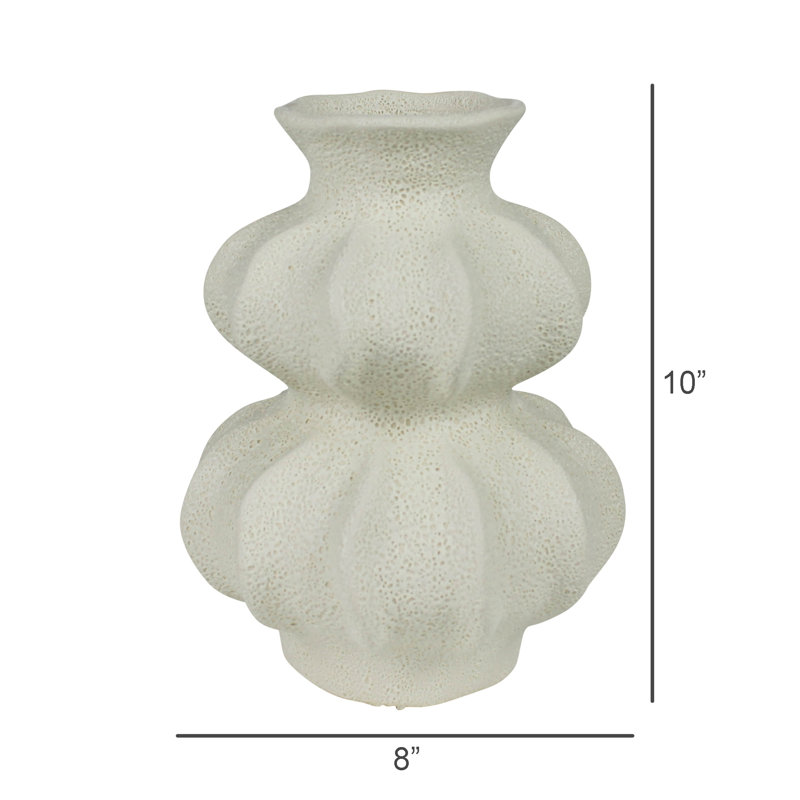 Vase, céramique - Lrg, H 10 pi x l 8 po x P 8 po
