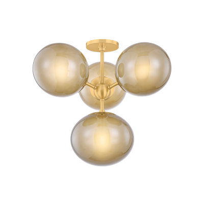 Plafonnier semi-encastré 4 lumières Mitzi Zaley