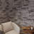 3D Brick Effect Wall Panels - Lightweight Styrofoam - Set of 9 Large Panels (20"x40") Covers 48 sq ft - Apply with Wall Adhesive - DIY Home Wall Cladding-109242075