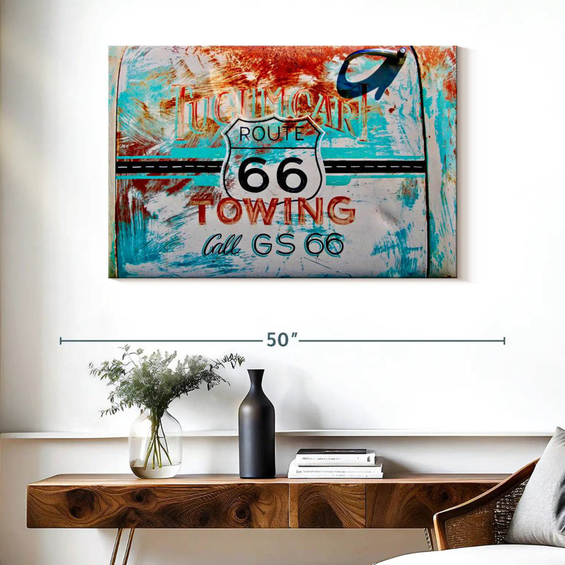 Mehar Route 66 Towing, 26" H x 39" W