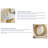40” Gold Console Table