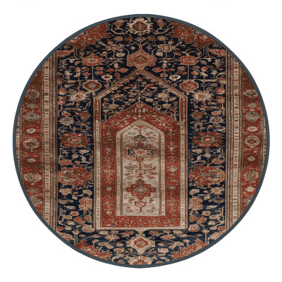 Machine Washable Turkish Brown Area Rug