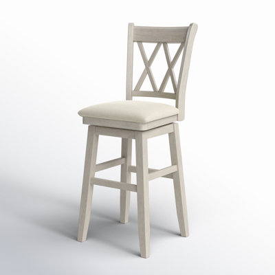 Fortville Swivel Upholstered Counter Stool