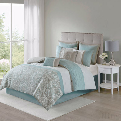 Cal King 8 Piece Comforter Set