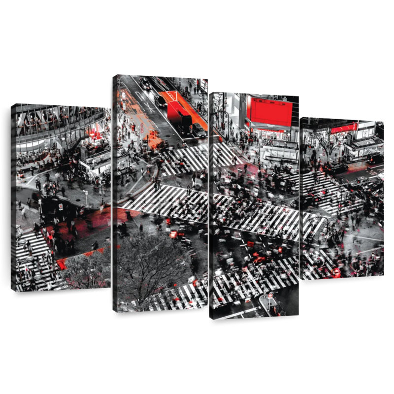 Sireci Shibuya Hustle, 54" H x 84" W