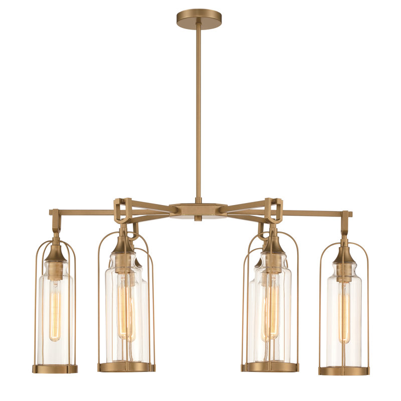 Lustre linéaire à 6 lumières YASMIN