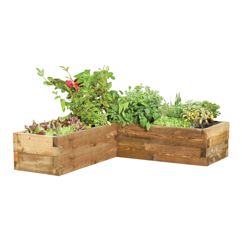 Caledonian Handmade Wood Raised Garden Bed