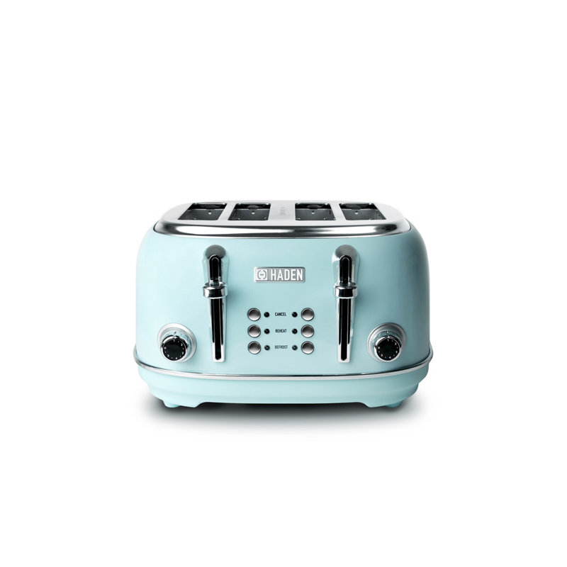 Heritage Slice Toaster, Turquoise