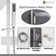 AquaRhapsody Thermostatic Complete Shower System with Rough in-Valve