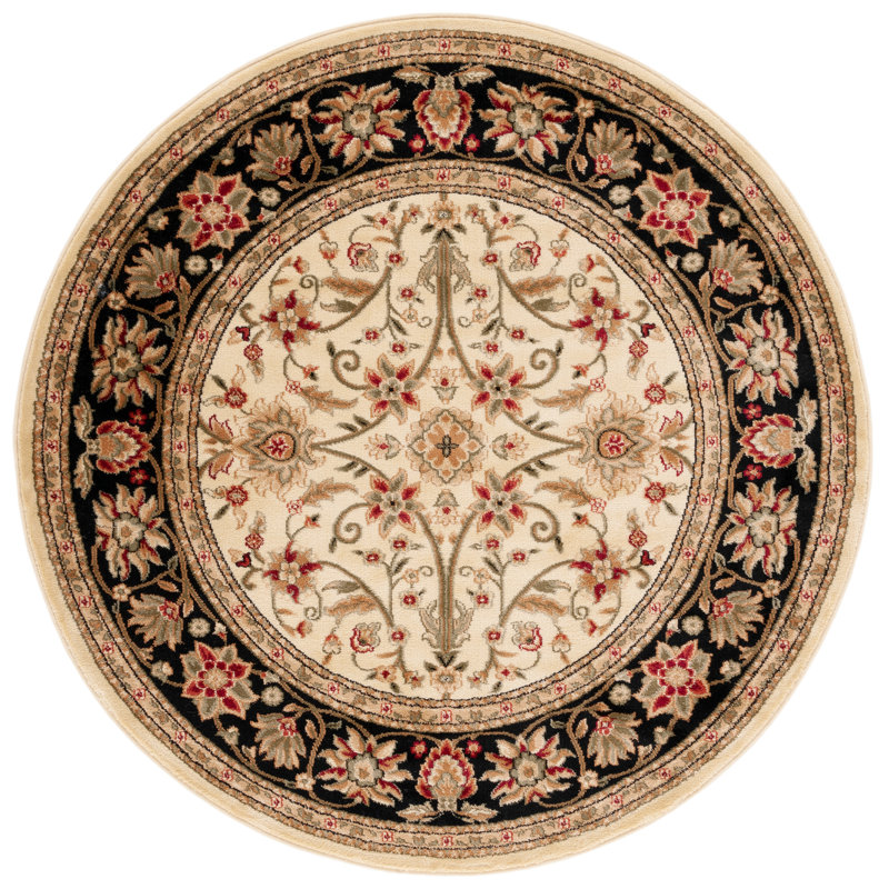 Tapis oriental Klose Performance, Rond 3 pi 3 po, Ivory/Black