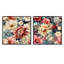 Faustine - Ensemble de 2 collages carrés floraux-101856154-101856158
