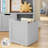 57.5"H 5-Tier Cube Storage Bookcase, Standard Bookcase with 4 Removable Drawers-2088301494