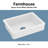 30'' L Single Bowl Fireclay Kitchen Sink