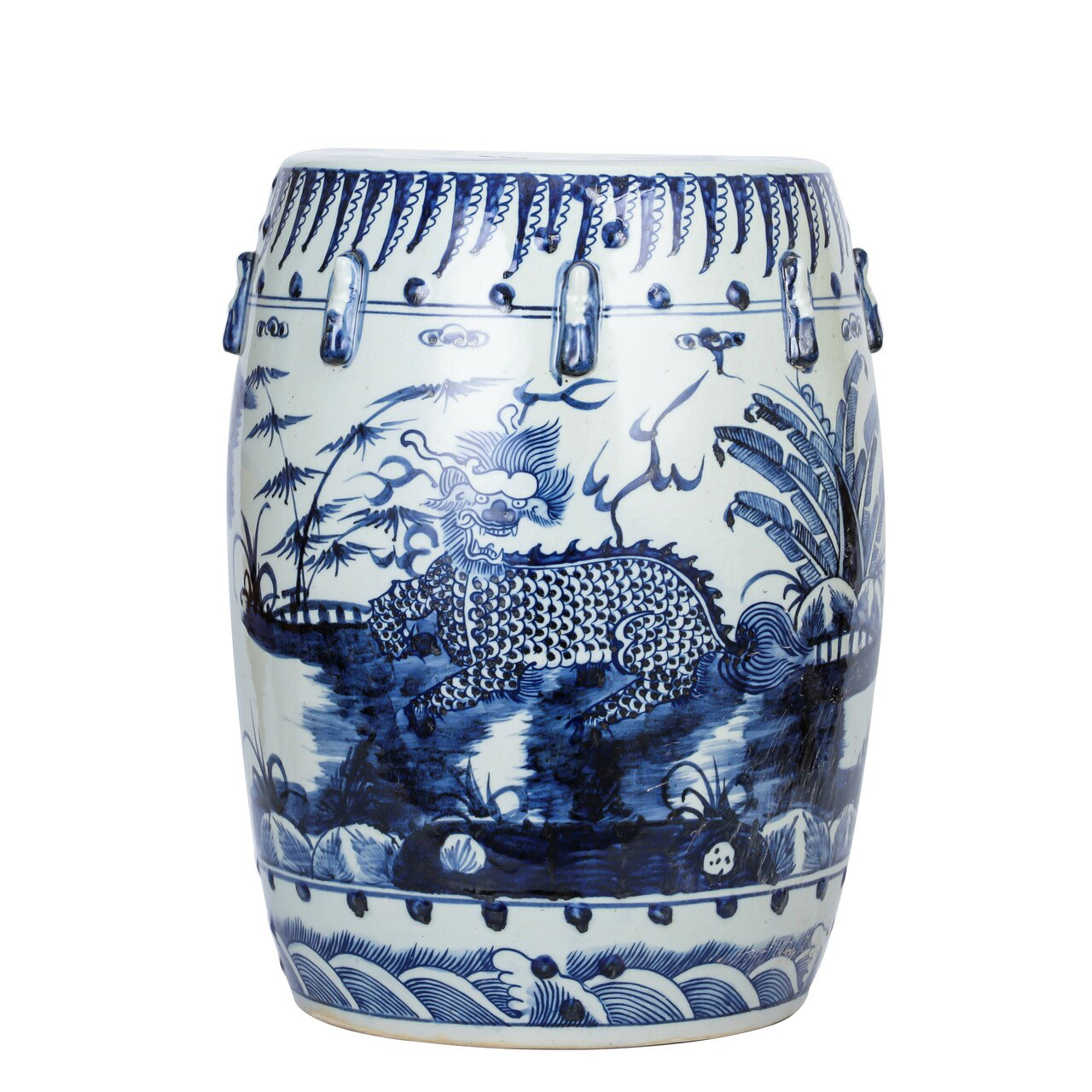 Legend of Asia Kylin Garden Stool | Wayfair