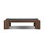 Soho Outdoor Coffee Table-Stained Saddle Brown