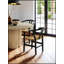 Ensemble de 2 chaises d'appoint de style Mid-Century moderne avec structure en bois d'hévéa et dossier incurvé pour un repas confortable