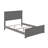Graham Solid Wood Foundation Bed with Matching Footboard-1715052073-1715052084