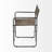 Sambac 18'' H Metal Folding Arm Chair-1456553689