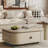 Cream style end table combination