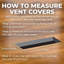 Couvercle d'évent linéaire en aluminium avec registre Madelyn Carter - registre de plancher et de mur-65530691-65530694