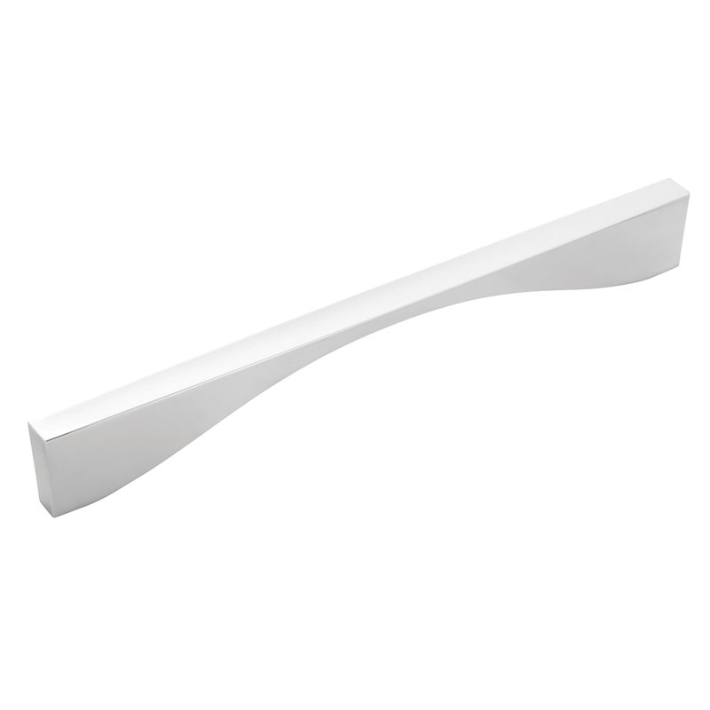 Channel Collection Appliance Pull - Cabinet Pull - Contemporary Hardware for Drawers & Cabinets, Chrome, 12"