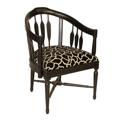 Samanda Velvet Barrel Chair