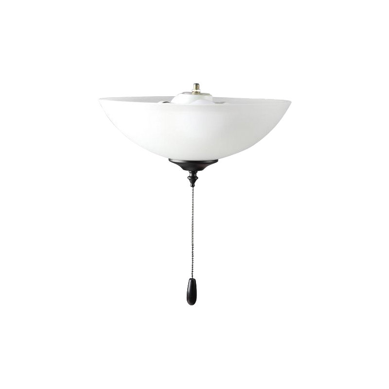 Basic-Max 12.5'' 2 - Light Bowl Ceiling Fan Light Kit, Black