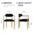 Santrez 7 - Piece 94.48" Extendable Sintered Stone Dining Table with 6 Fabric Chairs Dining Set-873002954-872936712