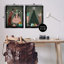 «Modern Festive Holiday Decorating», ensemble de 2 toiles flottantes encadrées par Grace Popp-1212417363-1212417366