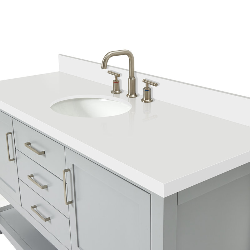 Bayhill 61'' W Single Vanity, Gray