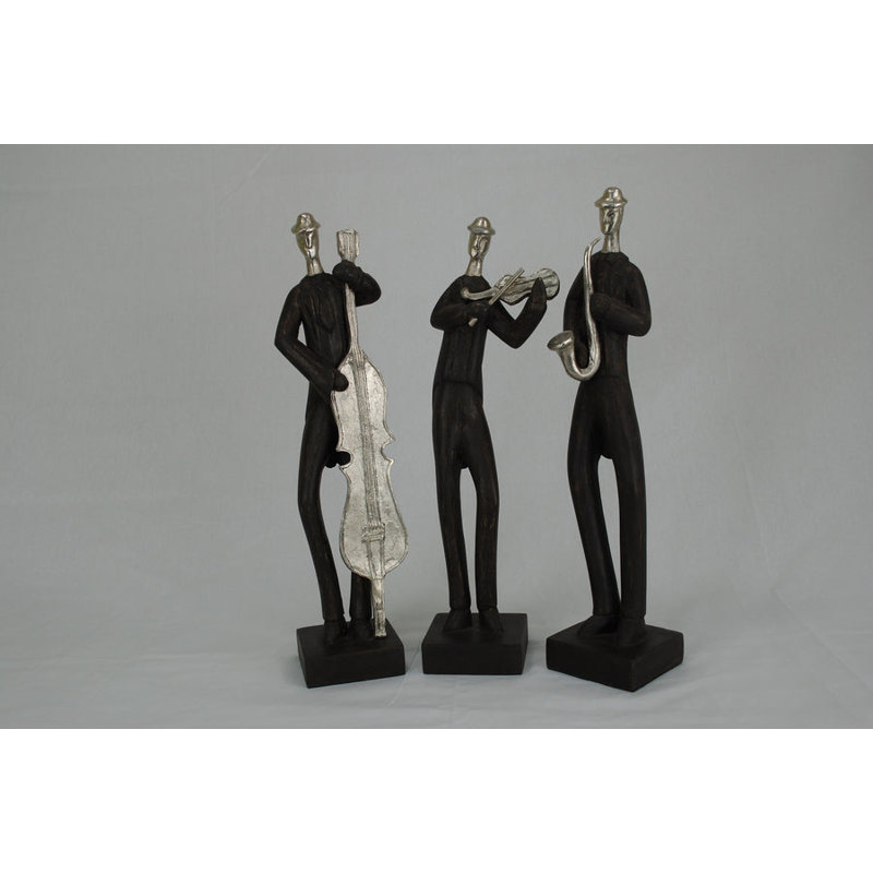 Ensemble de 3 figurines Jazz Band