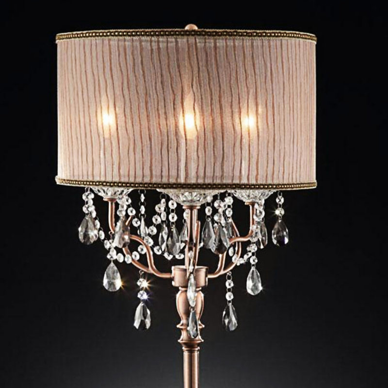 Table Lamp With Crystal Accents