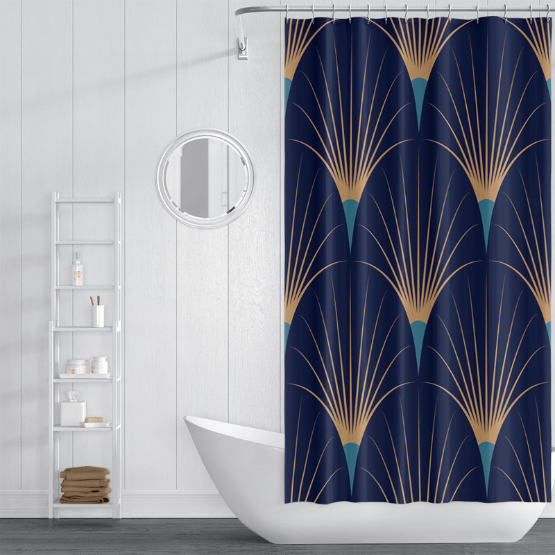 Rideau de douche simple, L 70 po x L 83 po