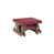 Scarlet Red Top/Antique Mahogany Base selected