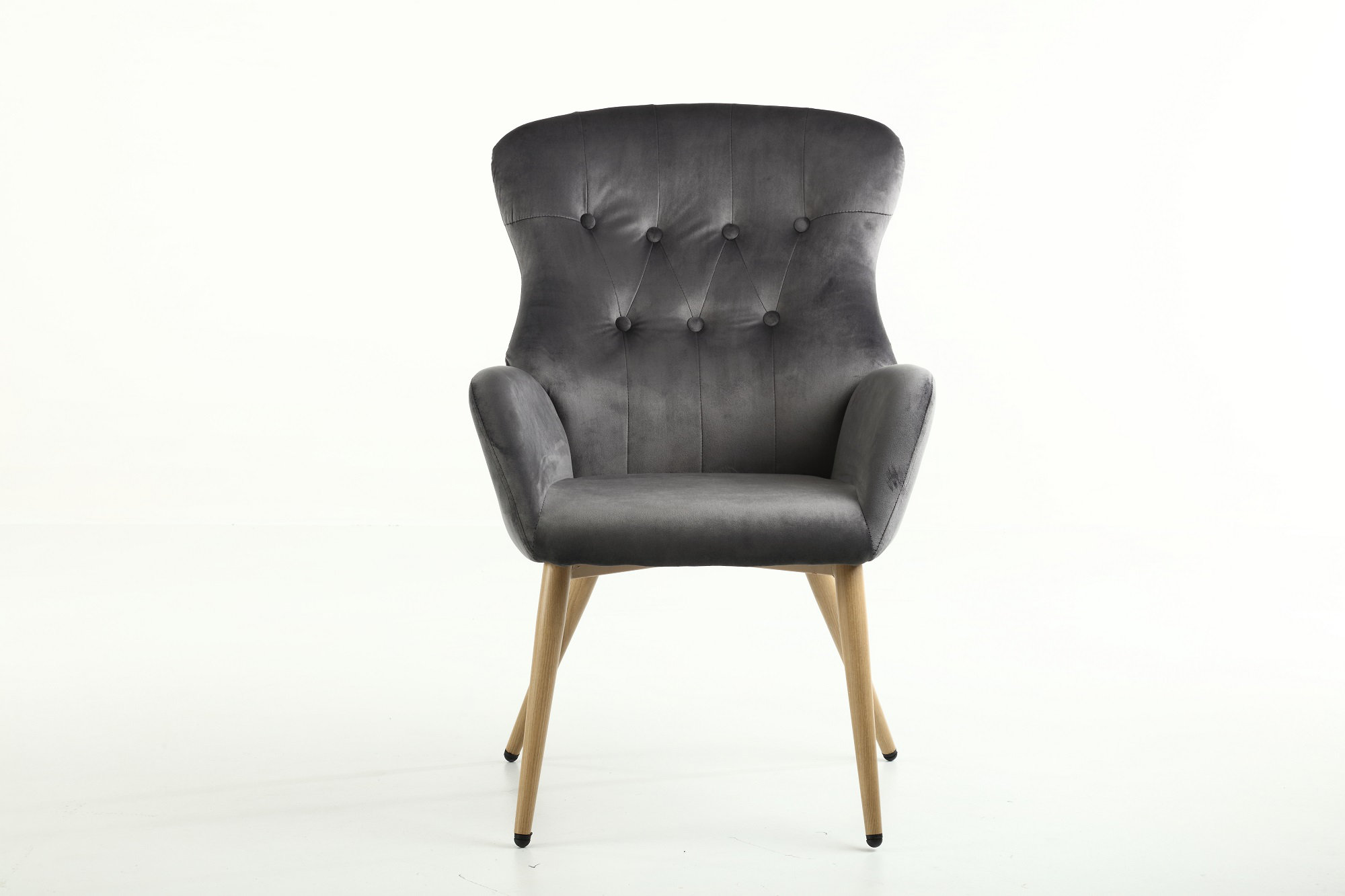 Plush discount wingback chair