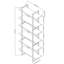 Étagère à livres en acier H 85 po x l 35,43 po Springs-11337082-11337061