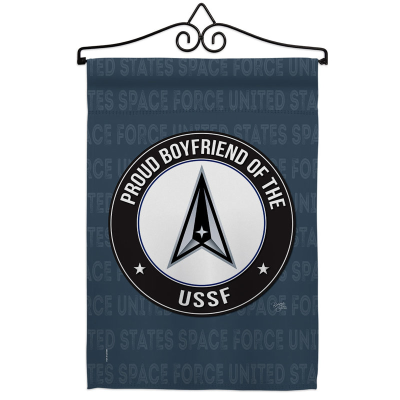 Ensemble de drapeaux en polyester à double face Proud Boyfriend 19 po x 13 po