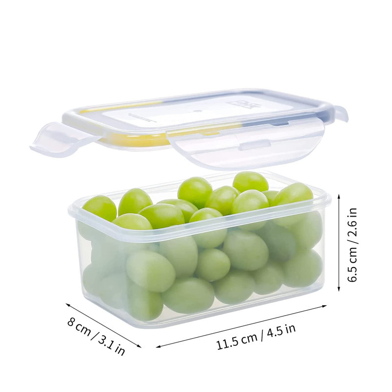 Strothers Food Storage Container, Yellow/Gray