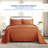 Superior 100% Cotton Matelassé Basketweave All-Season Bedspread with Pillow Sham Set-2075781283-2075781278