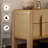 Adora Bedroom End Table With Charging Station And Curved Profile Design, Mid Century Modern Wooden Nightstand With Drawer For Living Room, Sofa Office-1808696737
