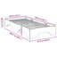 Solid Wood Bed-1143229483
