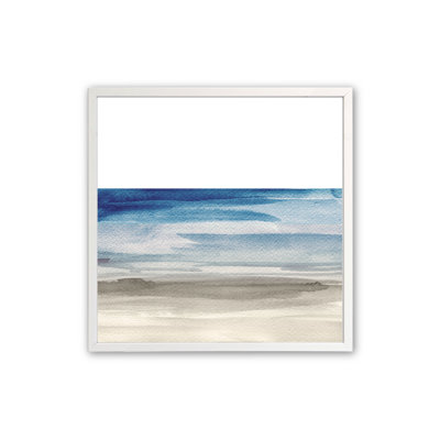 «Coastal Serenity I», reproduction d'art encadrée
