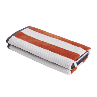 Serviette de plage 100% coton rayée Gilus
