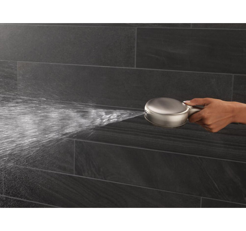 Douche à main ProClean, pomme de douche à main à jet haute pression, douche à main avec boyau, Nickel satiné